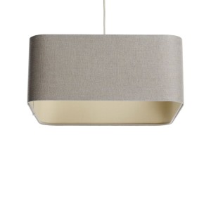 BPS KONCEPT - LAMPA WISZĄCA LEN KWADRO BEŻ