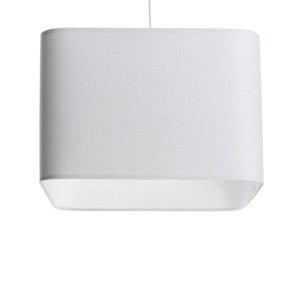 BPS KONCEPT - LAMPA WISZĄCA LEN KWADRO BIEL