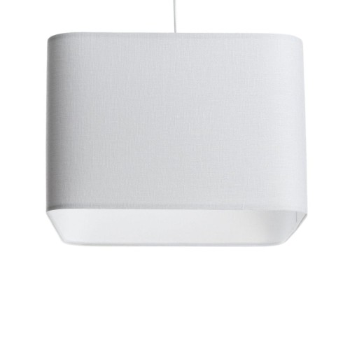 LAMPA WISZĄCA LEN KWADRO BIEL