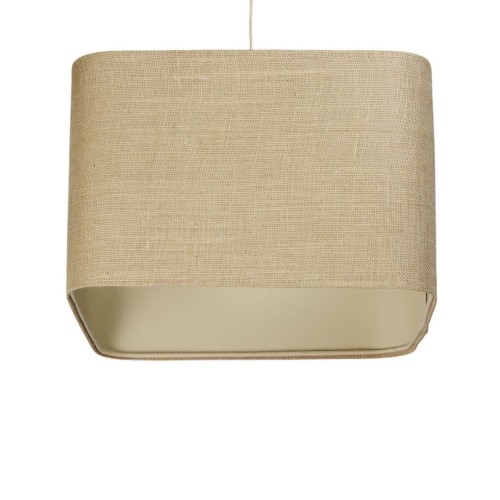 LAMPA WISZĄCA LEN KWADRO JUTA