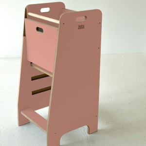 BABYWOOD - KITCHEN HELPER COMFORT RÓŻOWY