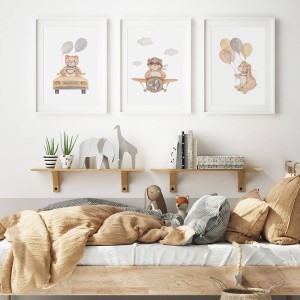 PASTELOWE LOVE- ZESTAW  PLAKATÓW DLA DZIECI Z MISIAMI