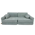 Sztruksowa Sofa Dziecięca Premium Boucle Fresh Mint - Meow Baby