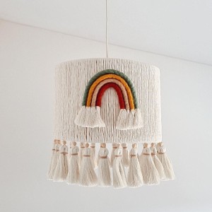 MARMYS FELT STUDIO - LAMPA SUFITOWA DLA DZIECKA KOLOROWE TĘCZE I CHWOSTY 