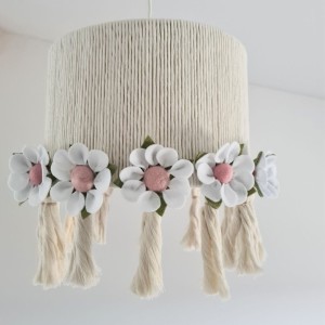MARMYS FELT STUDIO - LAMPA SUFITOWA DLA DZIECKA KWIATOWE LOVE