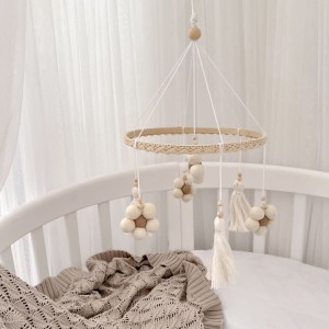 MARMYS FELT STUDIO - KARUZELA DO ŁÓŻECZKA MARGARETKI BOHO