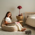 pufa wigiwama kroliczek beżowa