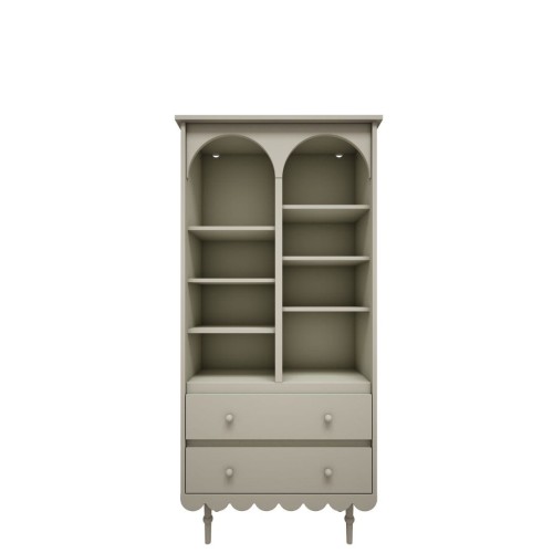 regał oliwka babushka wysoki