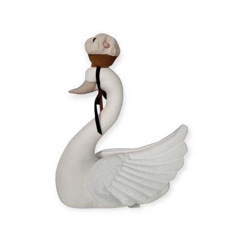 dekoracja do pokoju dziewczynki łabędź