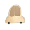 drewniakowa lampka drewniana dla chlopca autko