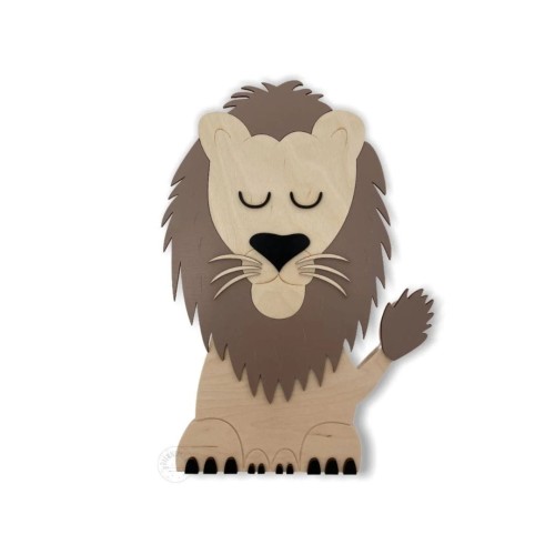 lampka lew do pokoju safari