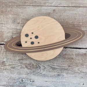 DREWNIAKOWA - LAMPKA DREWNIANA DLA DZIECI SATURN