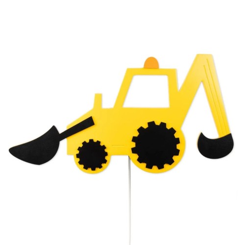 lampka koparka do pokoju chłopca