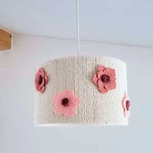 MARMYS FELT STUDIO - LAMPA SUFITOWA DLA DZIEWCZYNKI FILCOWE KWIATY