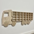 drewniana półka tir na hot wheels
