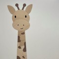 Drewniana Dekoracja Ścienna Żyrafa