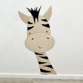 drewniana dekoracja zebra do pokoju dziecka