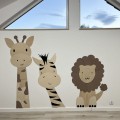 drewniana dekoracja zebra do pokoju dziecka