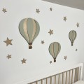 balony na ścianę dekoracja do pokoju niemowlaka