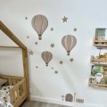 balony na ścianę dekoracja do pokoju niemowlaka