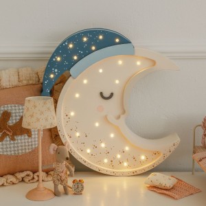 LITTLE LIGHTS - LAMPKA NOCNA DLA DZIECKA KSIĘŻYC