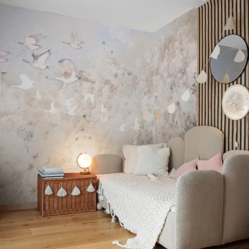 tapeta dream kids beige