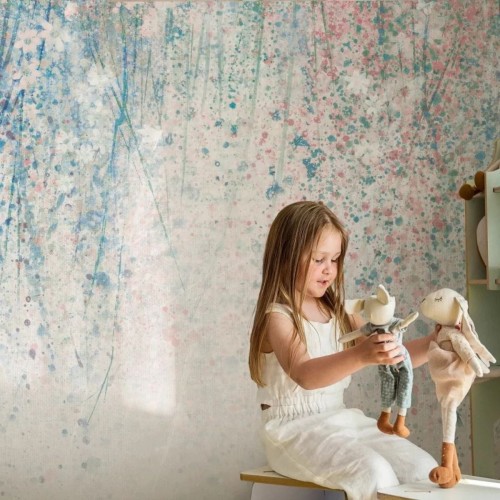 tapeta dla dziewczynki w kwiaty wiszący ogród daisy up (5).jpg