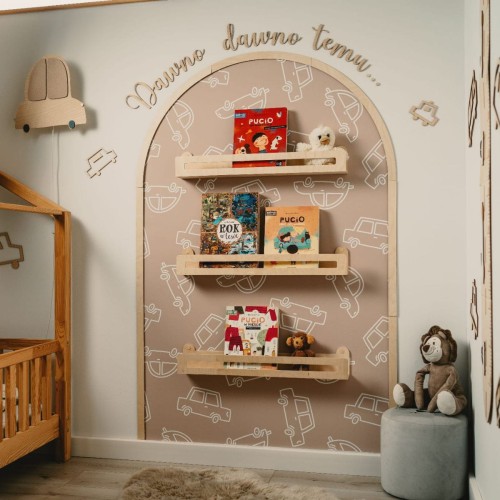 biblioteczka dla chłopca autka