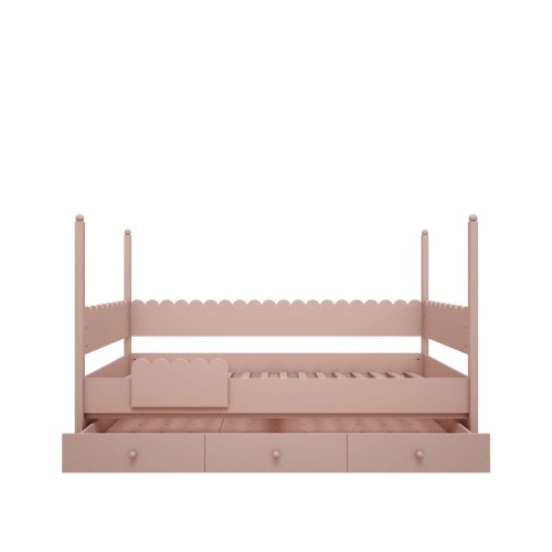 łóżko babushka 90x200 rózowe dla dziewczynki