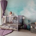 tapeta dla dziecka fantasia mint chmury (3).jpg