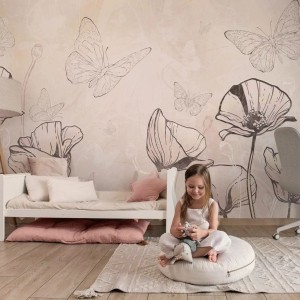 MALUMI - TAPETA DZIEWCZĘCA FLORA KIDS SUNNY