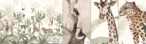 MALUMI JUNGLE WARM - PRÓBKA TAPETY
