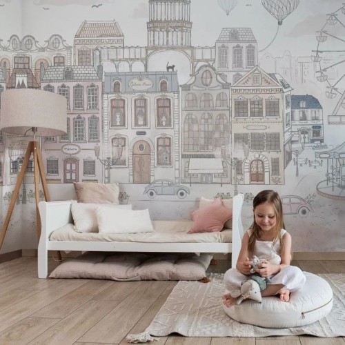 tapeta dla dziewczynki w kamienice pink (2).jpg