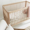 drewniane łóżeczko dla niemowlaka pure PINIO