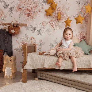 MALUMI - TAPETA DLA DZIEWCZYNKI ROMANTIC BRIGHT