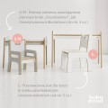 porównanie rozmiarów stolik babywood