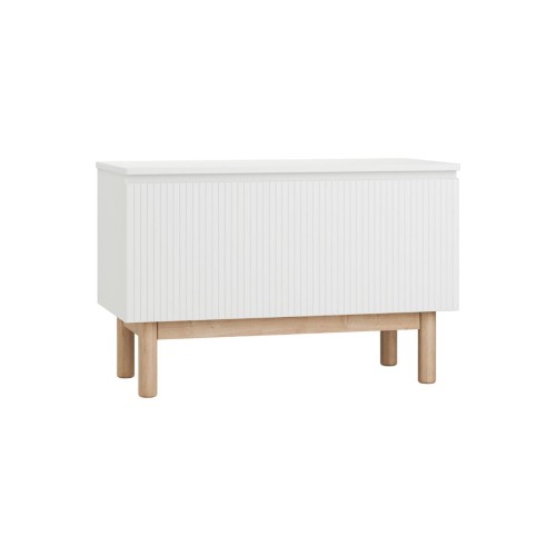 biała duża skrzunia na zabawki pinio miloo