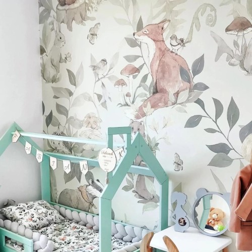 tapeta las do pokoju dziecka woodland big (1).jpg