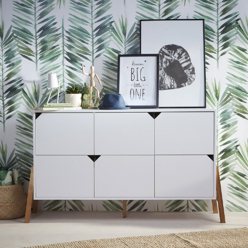 KOMODA DZIECIĘCA POJEMNA DUŻA BIAŁA