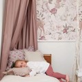 tapeta leśne zwierzęta dla dziewczynki woodland girls pink (3).jpg