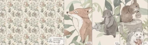 MALUMI WOODLAND SMALL BEIGE - PRÓBKA TAPETY 