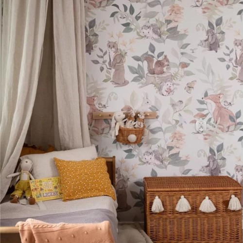 tapeta zwierzęta las woodland small green (3).jpg