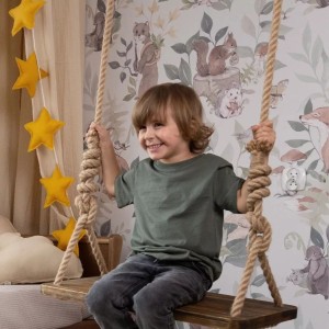 MALUMI - TAPETA WOODLAND SMALL GRAY