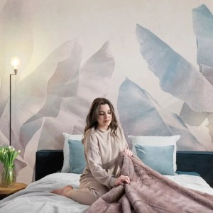 MALUMI - TAPETA BANANA BLISS MIDNIGHT BLUE