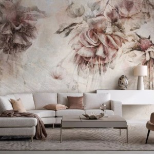 MALUMI - TAPETA SWINGTIME FUCHSIA PASTEL