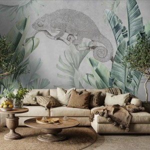 MALUMI - TAPETA URBAN JUNGLE KAMELOEON