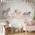 tapeta dla dziecka safari animalas rose (1).jpg