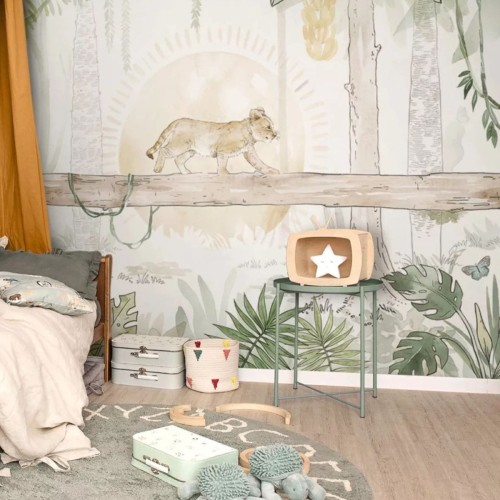 tapeta dla dziecka z lwem safari lion (1).jpg