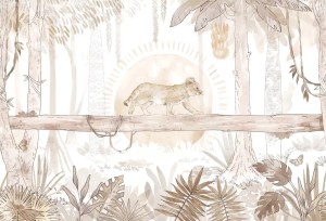 MALUMI SAFARI LION SEPIA - PRÓBKA TAPETY 