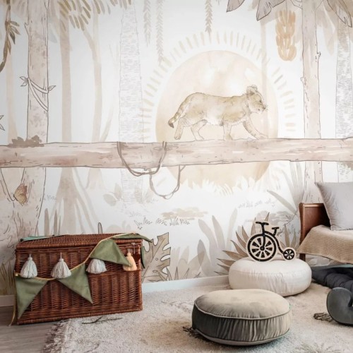 tapeta dla dziecka z lwem safari lion (5).jpg